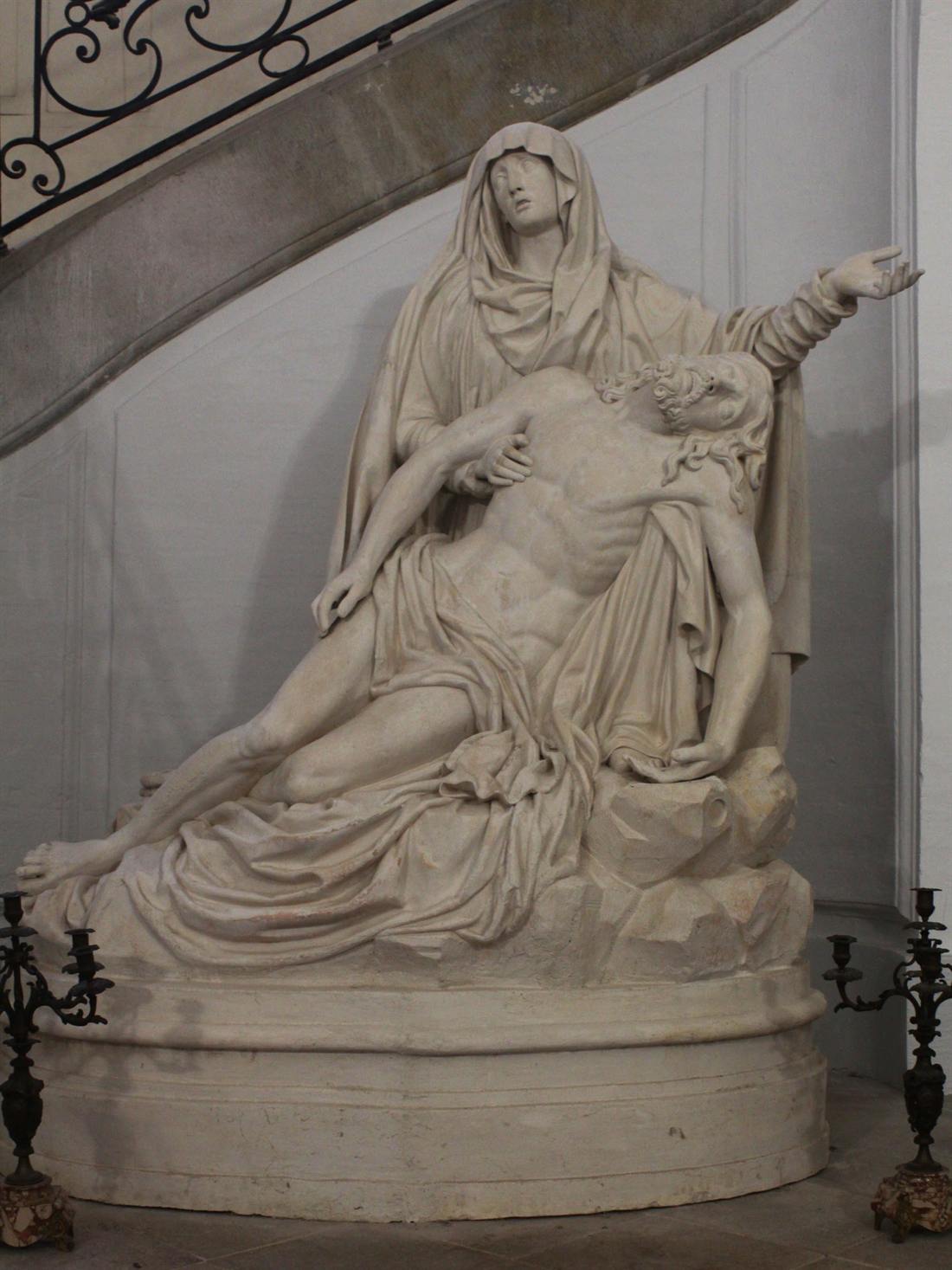 White marble Pietà